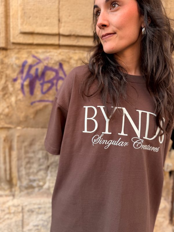 Women wearing the premium Chocolate Streetwear T-shirt with 3D embroidery and high-quality heavy cotton texture.